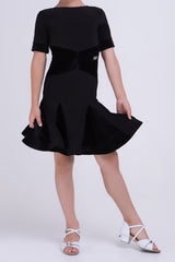practice and competition dress with velour